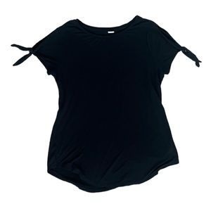 *⭐️ 3/$20* Old Navy Black Top with Tie Sleeves